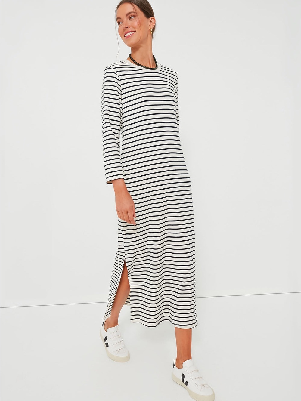 Tuckernuck / Pomander Place / Navy Stripe Gio Maxi Dress